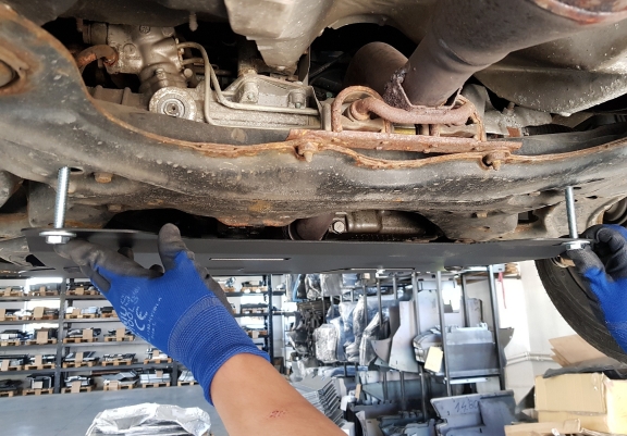 Aluminium Unterfahrschutz für Motor und Getriebe für den Audi A3