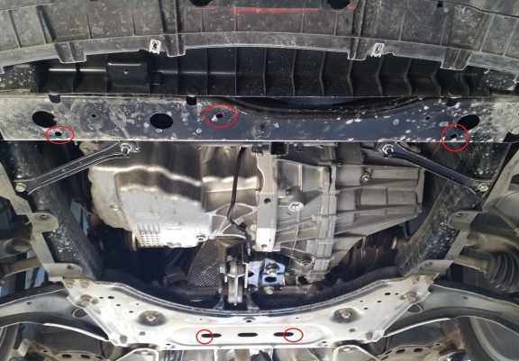 Aluminium  Unterfahrschutz Renault Kadjar 