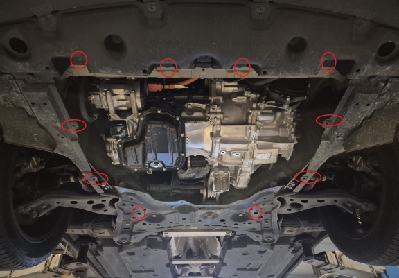 Unterfahrschutz für Motor der Marke Toyota C-HR