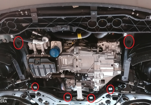 Unterfahrschutz für Motor der Marke Kia Sportage