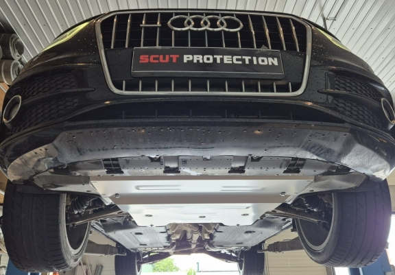Aluminium Unterfahrschutz für Motor und Getriebe für den Audi Q3