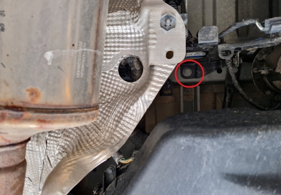 Unterfahrschutz für Katalysator/cat lock der Marke Renault Trafic