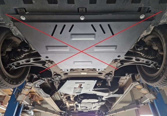 Unterfahrschutz für Katalysator/cat lock der Marke Renault Trafic