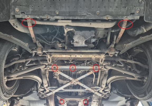 Unterfahrschutz für Motor der Marke Audi A5, benzin
