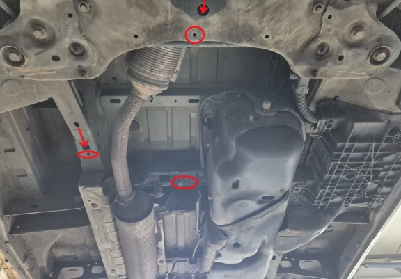 Unterfahrschutz für Katalysator/cat lock der Marke Renault Master