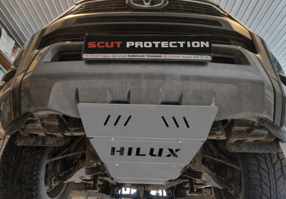 Kühlerschutz für unten aus Aluminium für Toyota Hilux Invincible