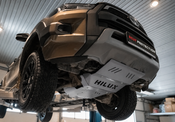 Kühlerschutz für unten aus Aluminium für Toyota Hilux Invincible