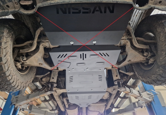 Aluminium Getriebe Schutz für Nissan Pathfinder