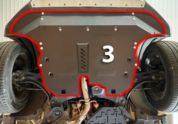Unterfahrschutz für Motor der Marke BYD Seal U DM-i