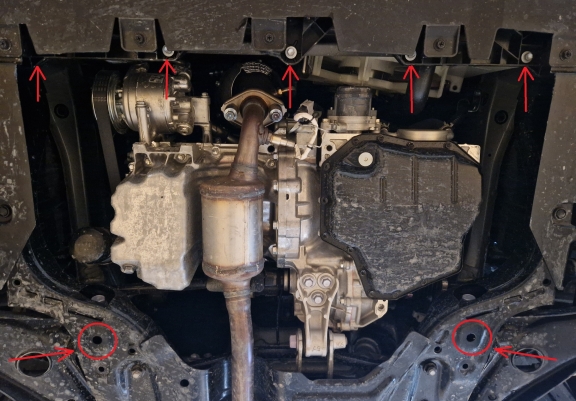 Aluminium  Unterfahrschutz Toyota Aygo X 