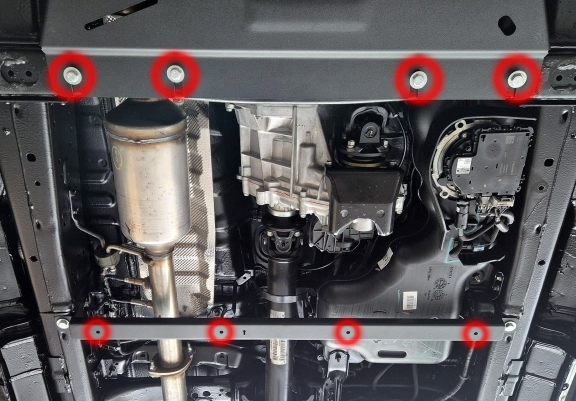 Aluminium Differentialschutz für Toyota Hilux