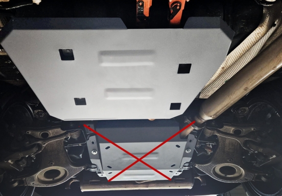 Aluminium schutz für Treibstofftank der Marke  Omoda 9