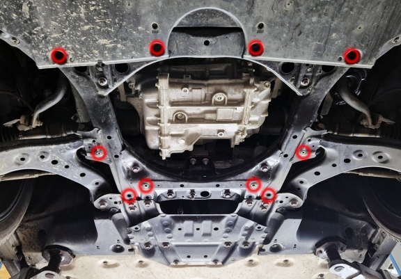 Aluminium Unterfahrschutz für Motor der Marke Subaru Trailseeker