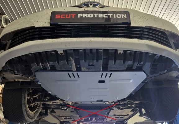 Aluminium Unterfahrschutz für Motor der Marke Toyota Prius