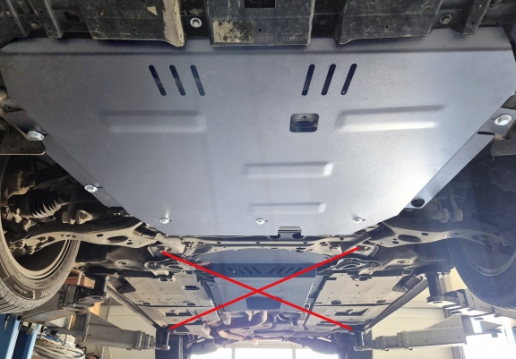 Aluminium Unterfahrschutz für Motor der Marke Toyota Prius