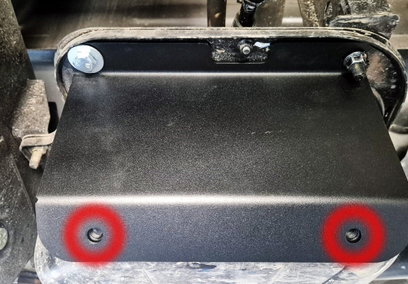 Stahlschutz für Treibstofftank der Marke  KGM Musso