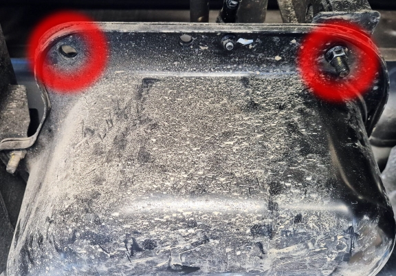 Stahlschutz für Treibstofftank der Marke  KGM Musso